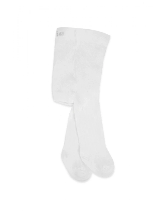 Bistyle Tekli Düz Külotlu Çorap 50104 Beyaz