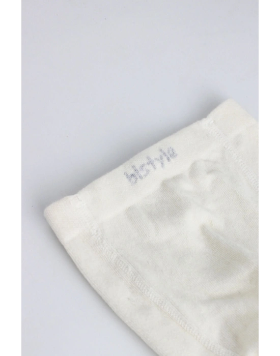 Bistyle Tekli Düz Külotlu Çorap 50104 Ekru