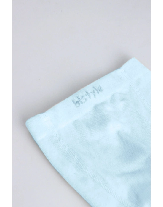 Bistyle Tekli Düz Külotlu Çorap 50104 Mavi