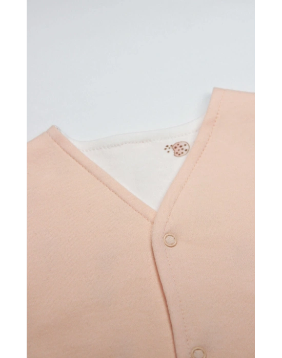 Bistyle Yelek Çift Taraflı Cookies Cute Happy 18112 Somon