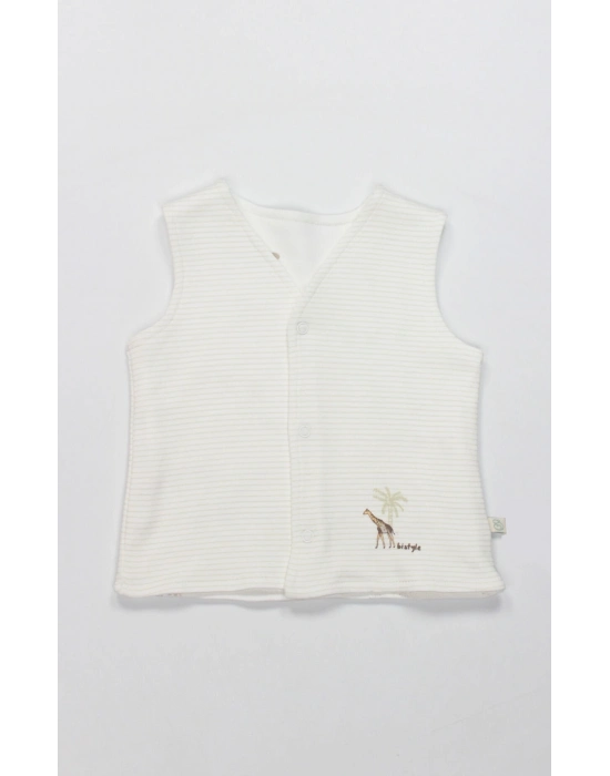 Bistyle Yelek Çift Taraflı Safari Forewer 18116 Yeşil