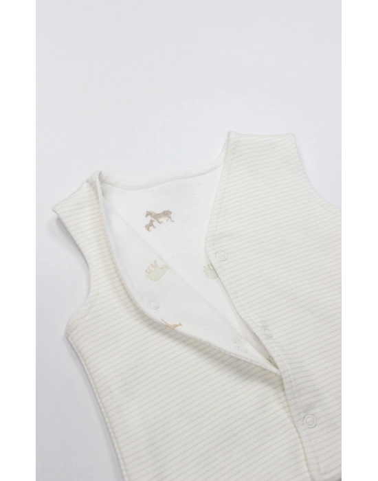 Bistyle Yelek Çift Taraflı Safari Forewer 18116 Yeşil