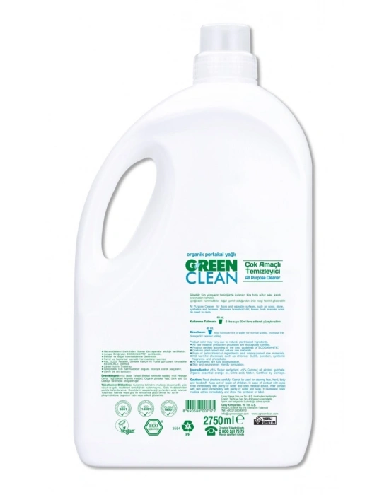 Bitkisel Çok Amaçlı Temizleyici 2750 ml