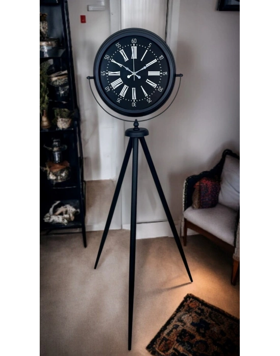 ® Black Aura Tripod Ayaklı Saat