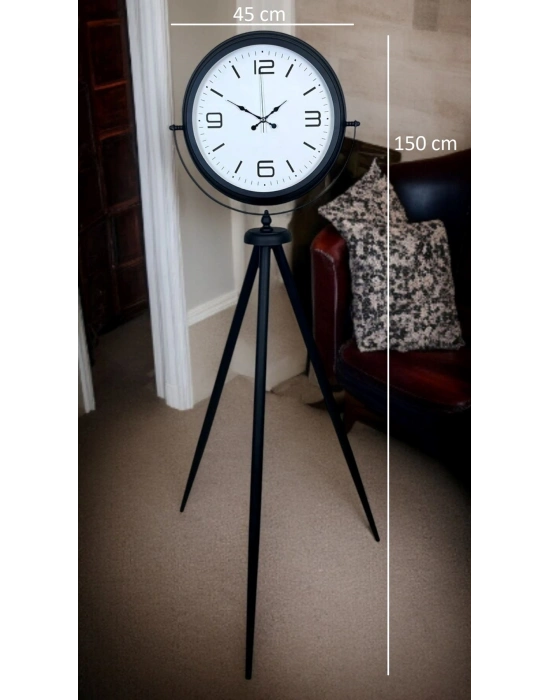 ® Black Balance Tripod Ayaklı Saat