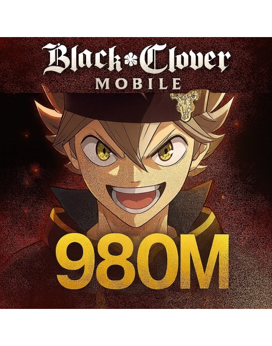 Black Clover Mobile 980 M Diamond