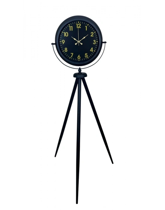 ® Black Prime Gold Rakamlı Tripod Ayaklı Saat