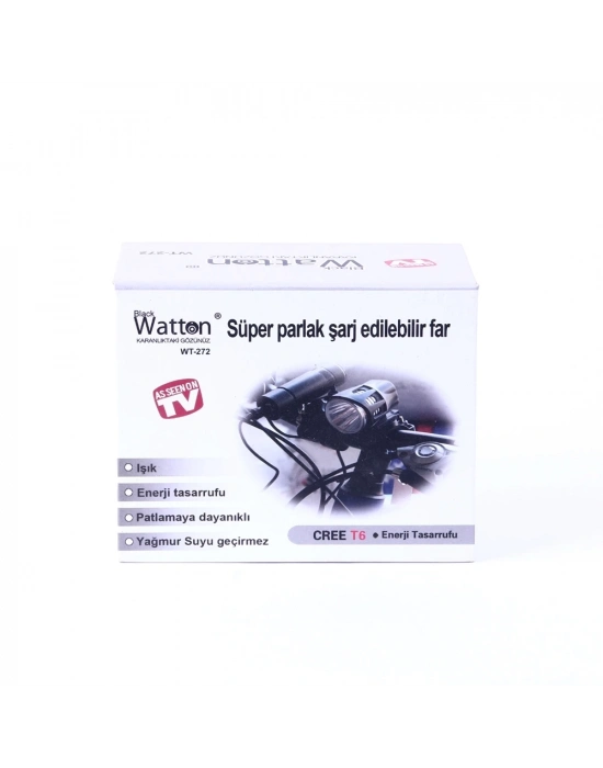 Black Wt-272-profesyonel Bisiklet Lambası
