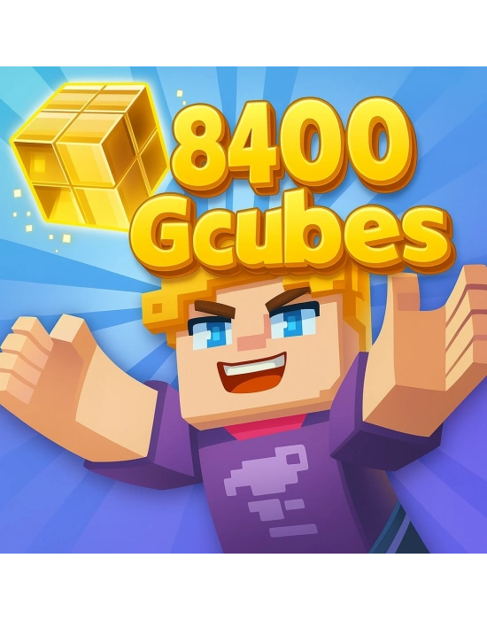 Blockman Go 8400 Gcubes
