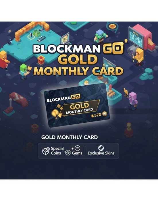 Blockman Go Gold Monthly Card
