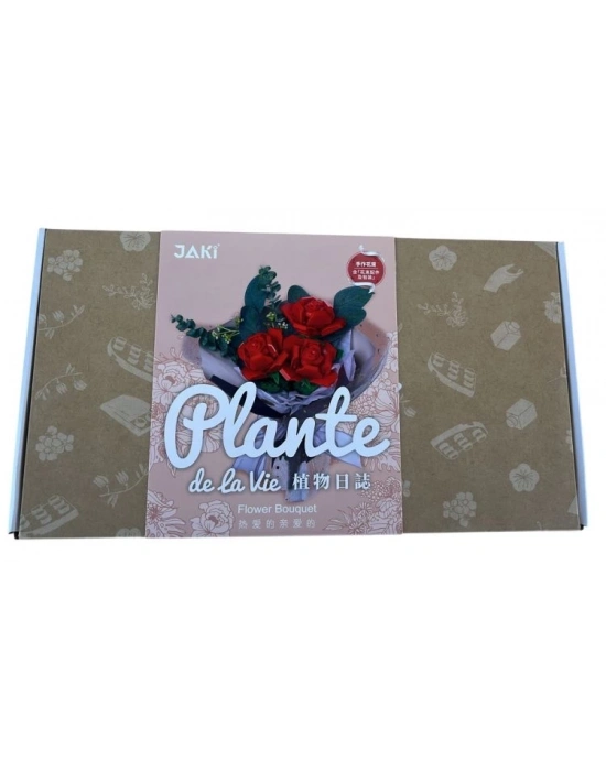 BLOK LEGOLAR BUKET KIRMIZI-PEMBE