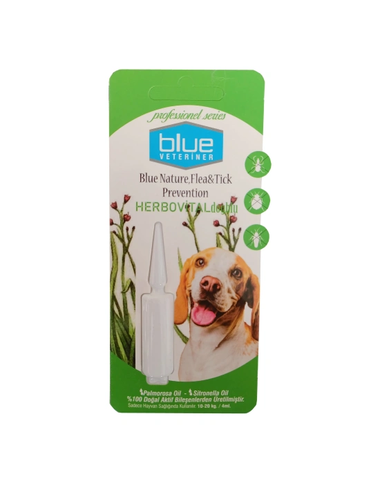 Blue Veteriner Herbiovital Bitkisel Köpek Damlası 4 ml ( 10-20 kg )