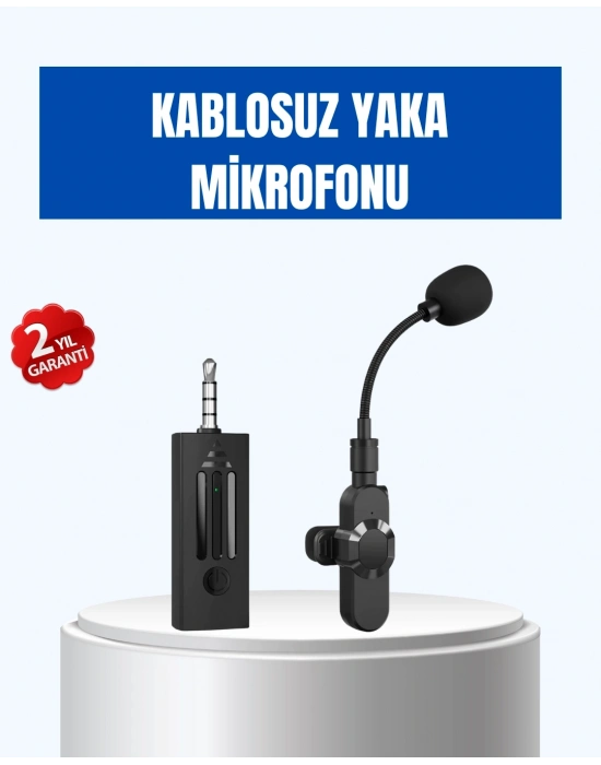 Bluetooth 5.2 Destekli Gürültü Önleyici Kablosuz Mikrofon