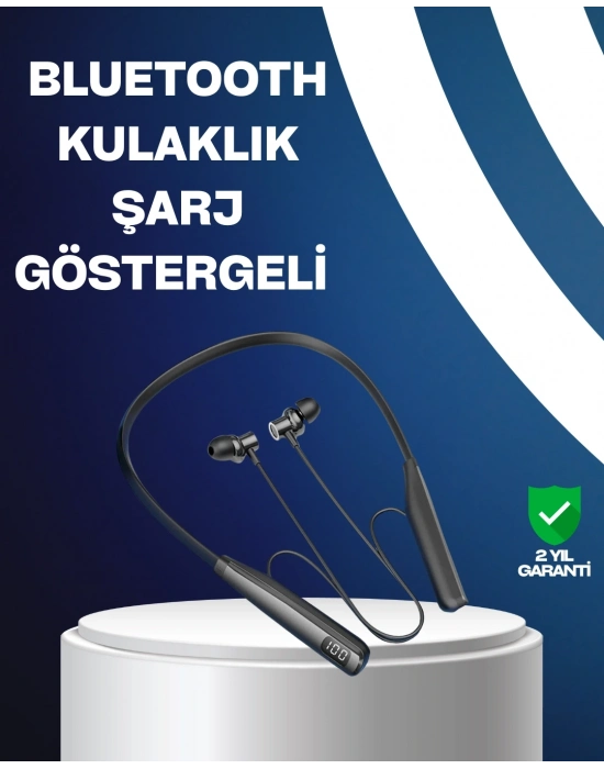 Bluetooth 5.3 Boyun Bantlı Kulaklık – Oyun ve Müzik Modu, SD Kart Desteği