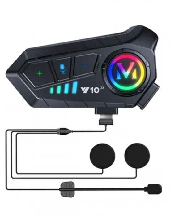 Bluetooth 5.3 Kask İçi Intercom Kulaklık 1000 m Mesafe 1000 mAh