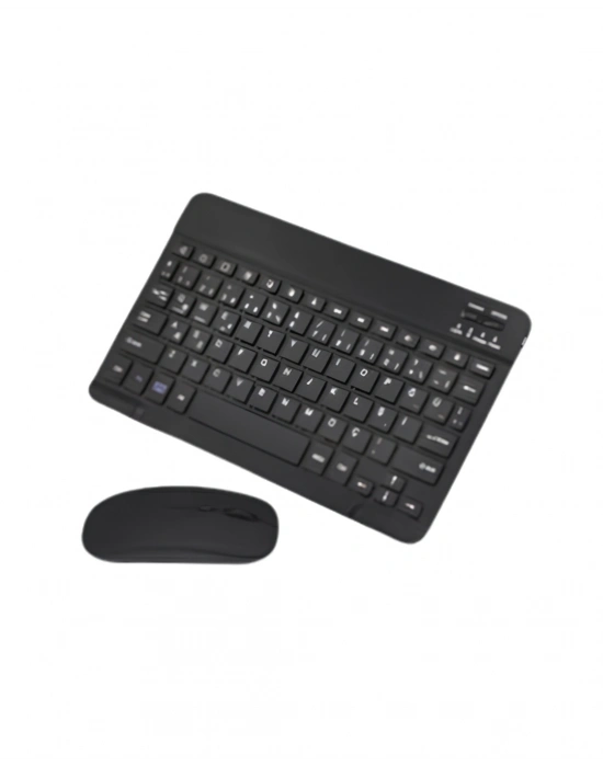 Bluetooth Klavye Mouse Seti Taşınabilir Wireless Bilgisayar Aksesuarı