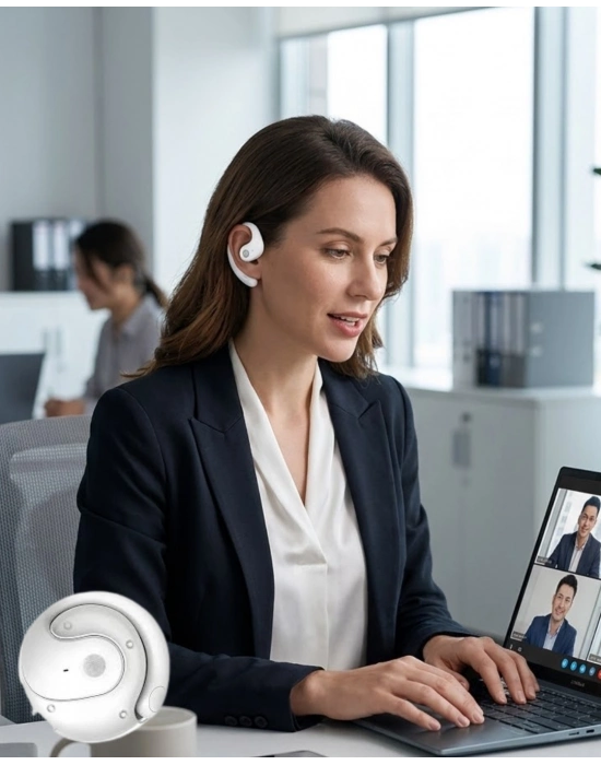 Bluetooth Kulaklık Çift Mikrofonlu Uzun Kullanım Süreli ve Hızlı Şarj Özellikli
