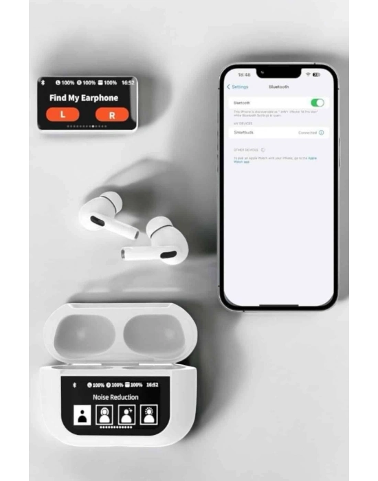 Bluetooth Kulaklık Kulakiçi Güçlü Ses Kaliteli Sesli Asistan