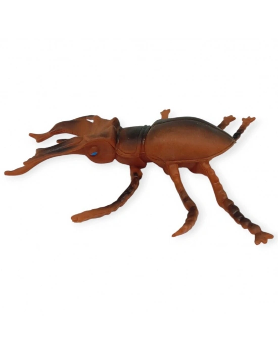Böcek Figürleri - Gerçekçi Figür - Avurpa Geyik Böceği 10 cm