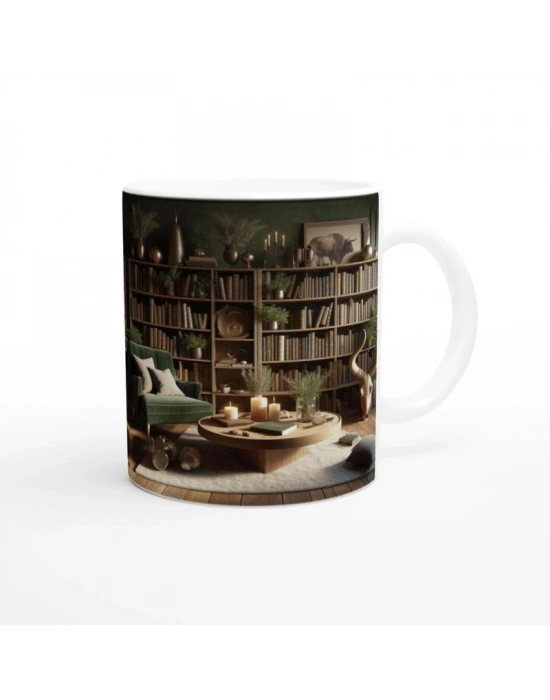 Boğa Burcu Baskılı Kahve Kupası - Zodyak Kütüpanesi Vs2