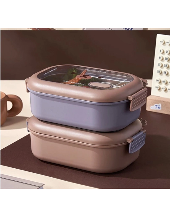 Bölmeli Paslanmaz Çelik Yemek Kutusu