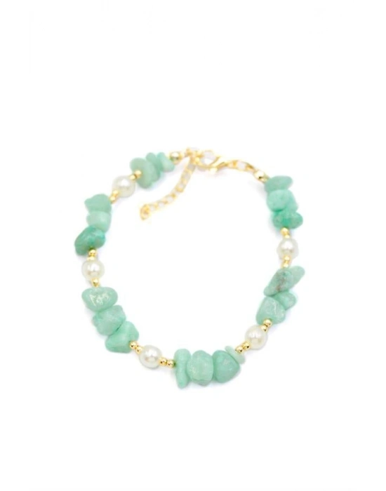 Boncuk Bileklik - Açık Yeşil
