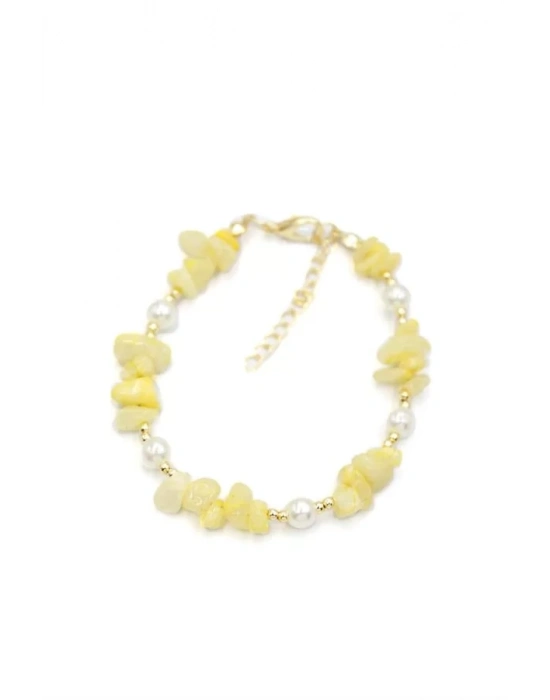Boncuk Bileklik - Sarı