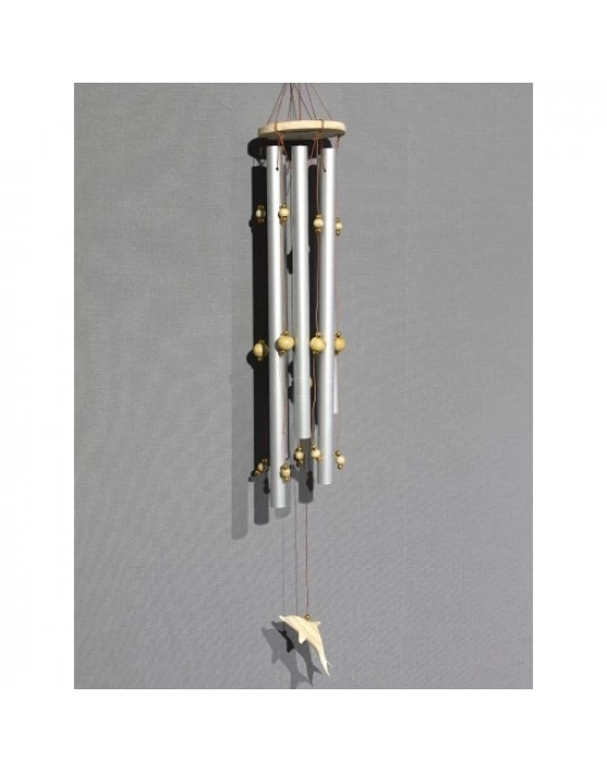 Boncuklu Metal Rüzgar Çanı Model 1