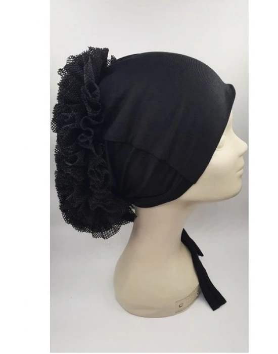 Bone - Dikişli Fırfırlı Bone Bandana