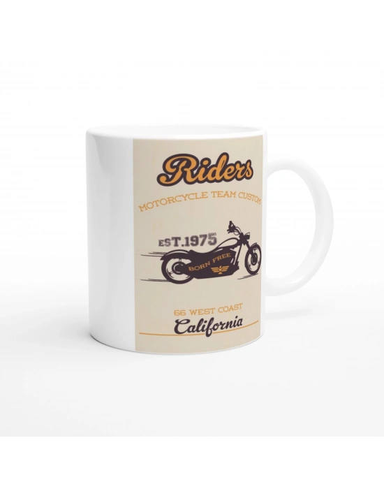 Born Free California Riders Temalı Kupa Bardak