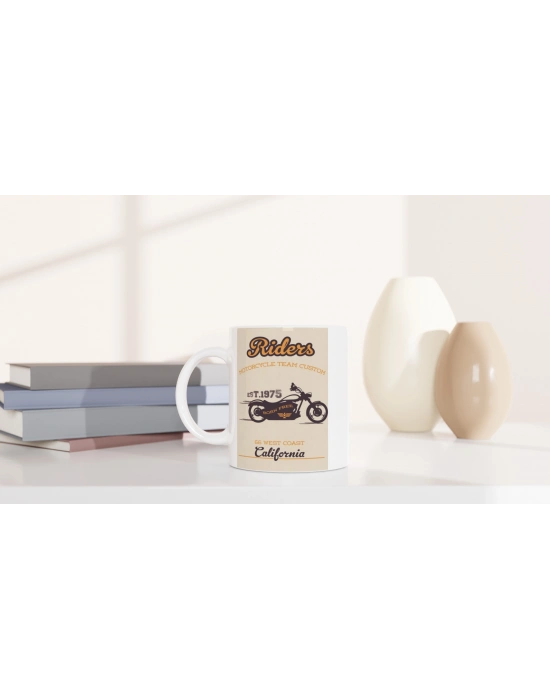 Born Free California Riders Temalı Kupa Bardak