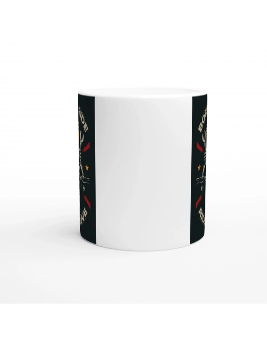 Born to Ride İskelet Motosikletçi Kupa Bardak