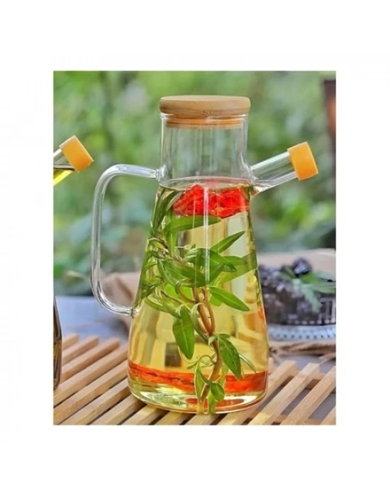 Borosilikat Cam 900 ml. Yağdanlık