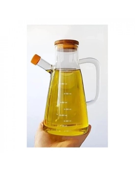 Borosilikat Cam 900 ml. Yağdanlık