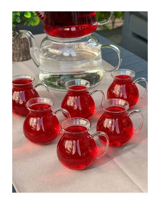 Borosilikat Cam Bardak 6 Adet