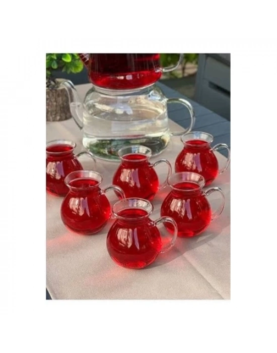 Borosilikat Cam Bardak 6 Adet