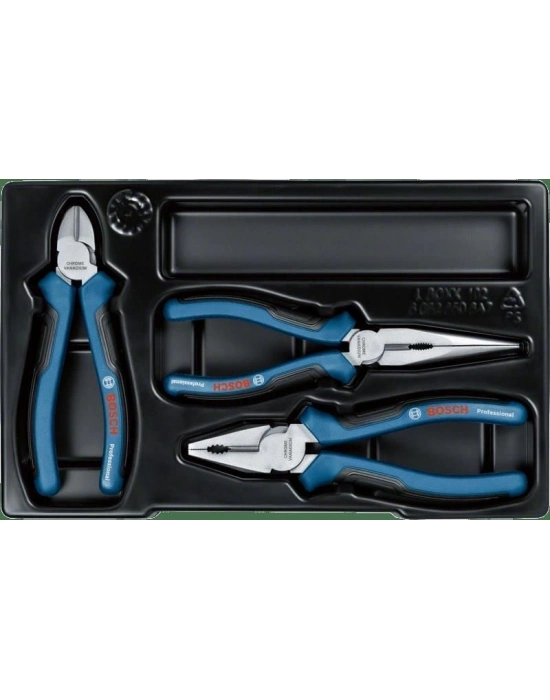 ® Bosch 3 Parça Alet Seti Pense Yan Keski Kargaburun
