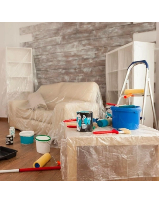 Boya Badana Eşya Koruma Yapışkanlı Örtü 180 cm x 15 mt