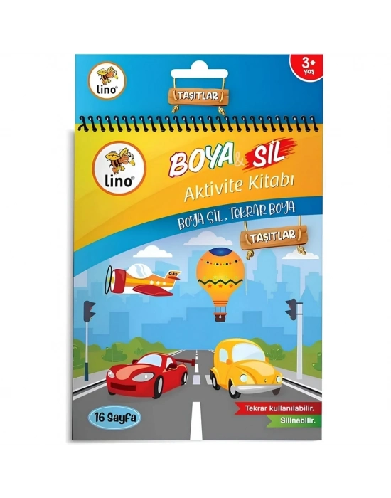 Boya Sil Aktivite Boyama Kitabı Araçlar A5 Ebat