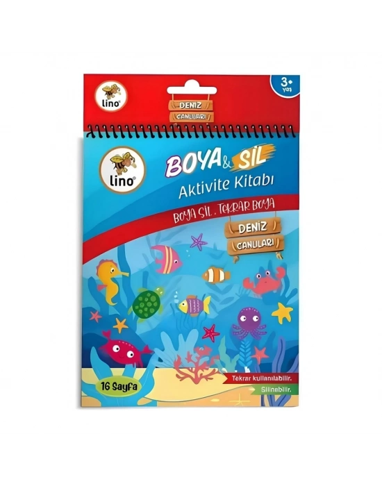 Boya Sil Aktivite Silinebilir Boyama Denizaltı