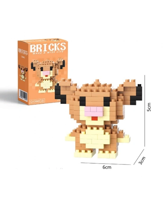 Bricks Aslan Kral Simba Mini Lego Figürü