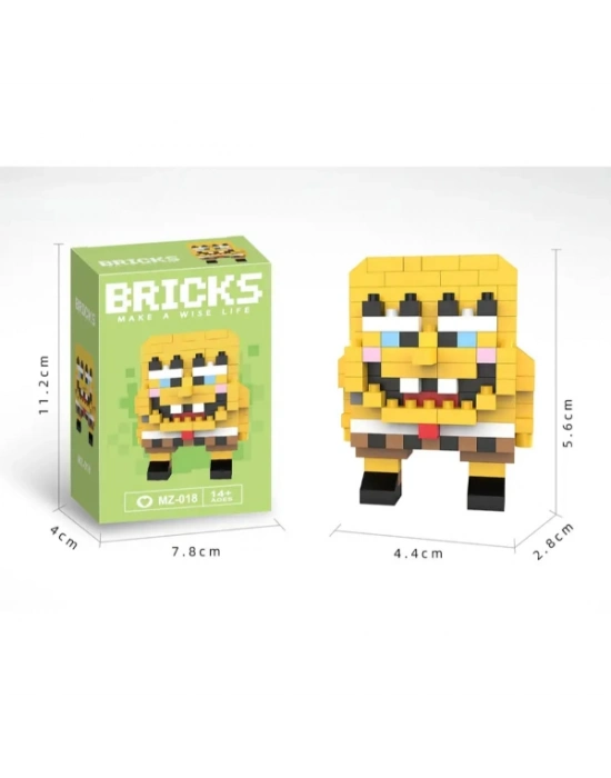 Bricks Sünger Bob Mini Lego Figürü