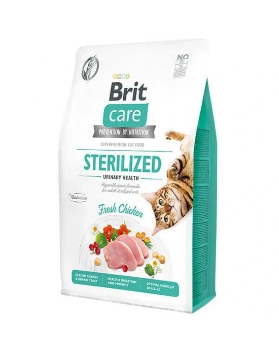 Brit Care Hipoalerjenik Sterilized Urinary Tahılsız Tavuklu Kısırlaştırılmış Kedi Maması 2 Kg