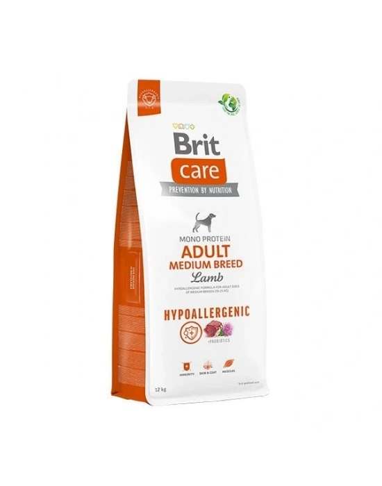 Brit Care Hypo-Allergenic Kuzu Etli Orta Irk Yetişkin Köpek Maması 12 Kg