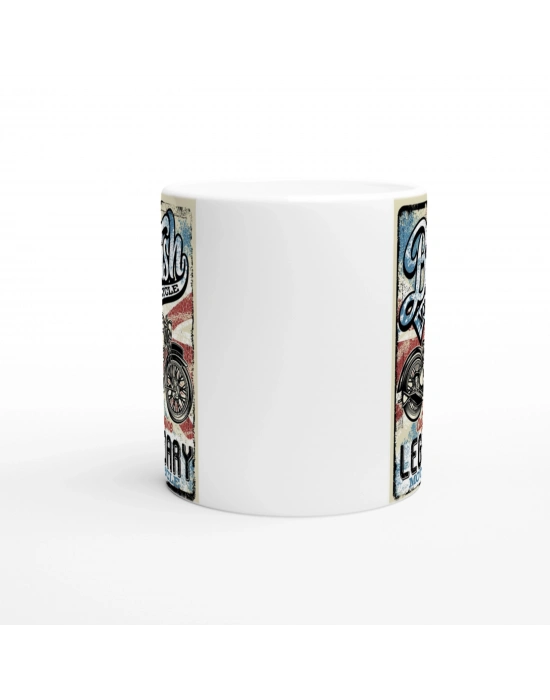 British Legendary Motorcycle Baskılı Kupa Bardak