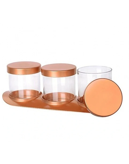 Bronz Baharat Seti Lüx 3lü Set