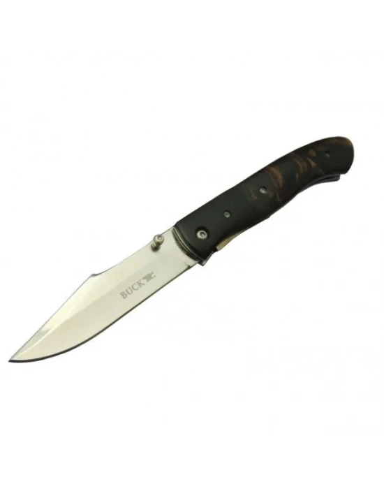 Buck Bk-002 Çakı Kahve 23 Cm Manuel, Kemerlikli