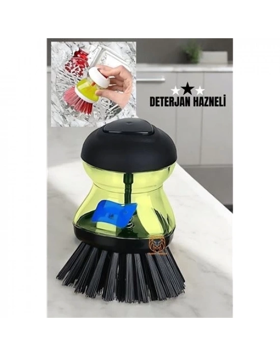 Bulaşık Fırçası Deterjan Hazneli