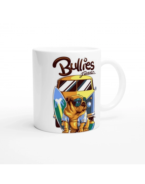 Bully ve Karavan Temalı Baskılı Kupa Bardak