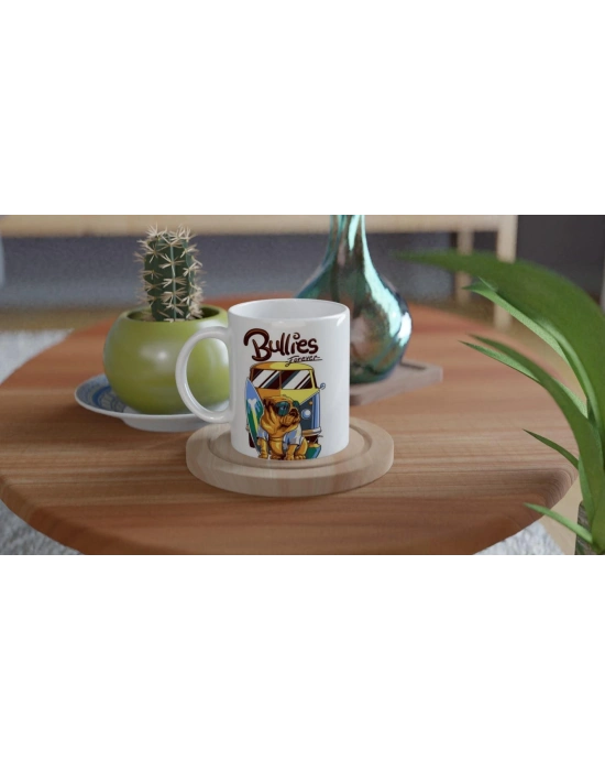 Bully ve Karavan Temalı Baskılı Kupa Bardak